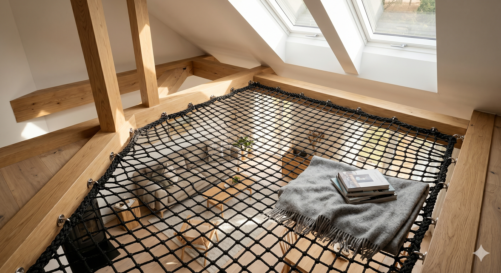 Attic Loft Hammock Floor